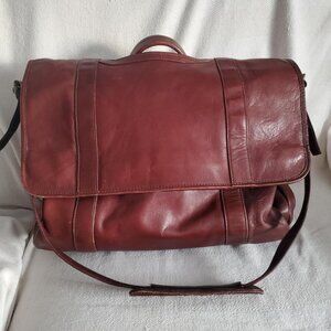 Leather Messenger/Laptop Bag